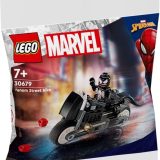 Brand new factory sealed LEGO Marvel Super Heroes Venom Street Bike set 30679 original box front view.