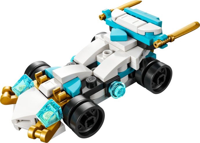 Brand new factory sealed LEGO Ninjago Zane's Dragon Power Vehicles set 30674 original box front view.