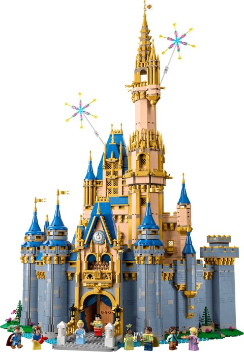 Brand new factory sealed LEGO Disney Castle set 43222 original box front view.