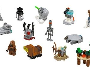 Brand new factory sealed LEGO Star Wars Advent Calendar set 75097 original box front view.