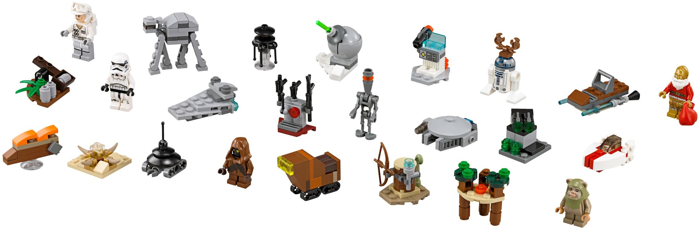 Additional photo of brand new factory sealed LEGO Star Wars Advent Calendar set 75097.
