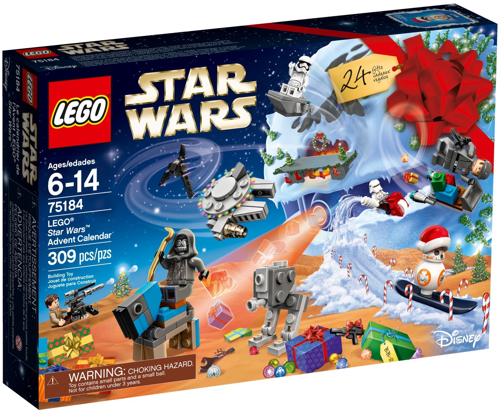 Brand New LEGO 75184 Star Wars Advent Calendar Set Photo Additional photo of brand new factory sealed LEGO Star Wars Advent Calendar set 75184.