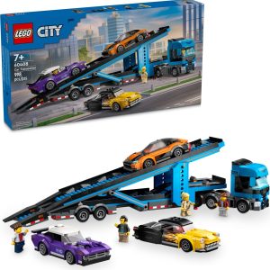 Additional photo of brand new factory sealed LEGO City Car Transporter set 60408.