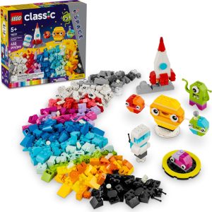 Additional photo of brand new factory sealed LEGO Classic Creative Space Planets set 11037.