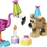 Brand new factory sealed LEGO Creator Cute Animal Birthday Party set 30715 original box front view.