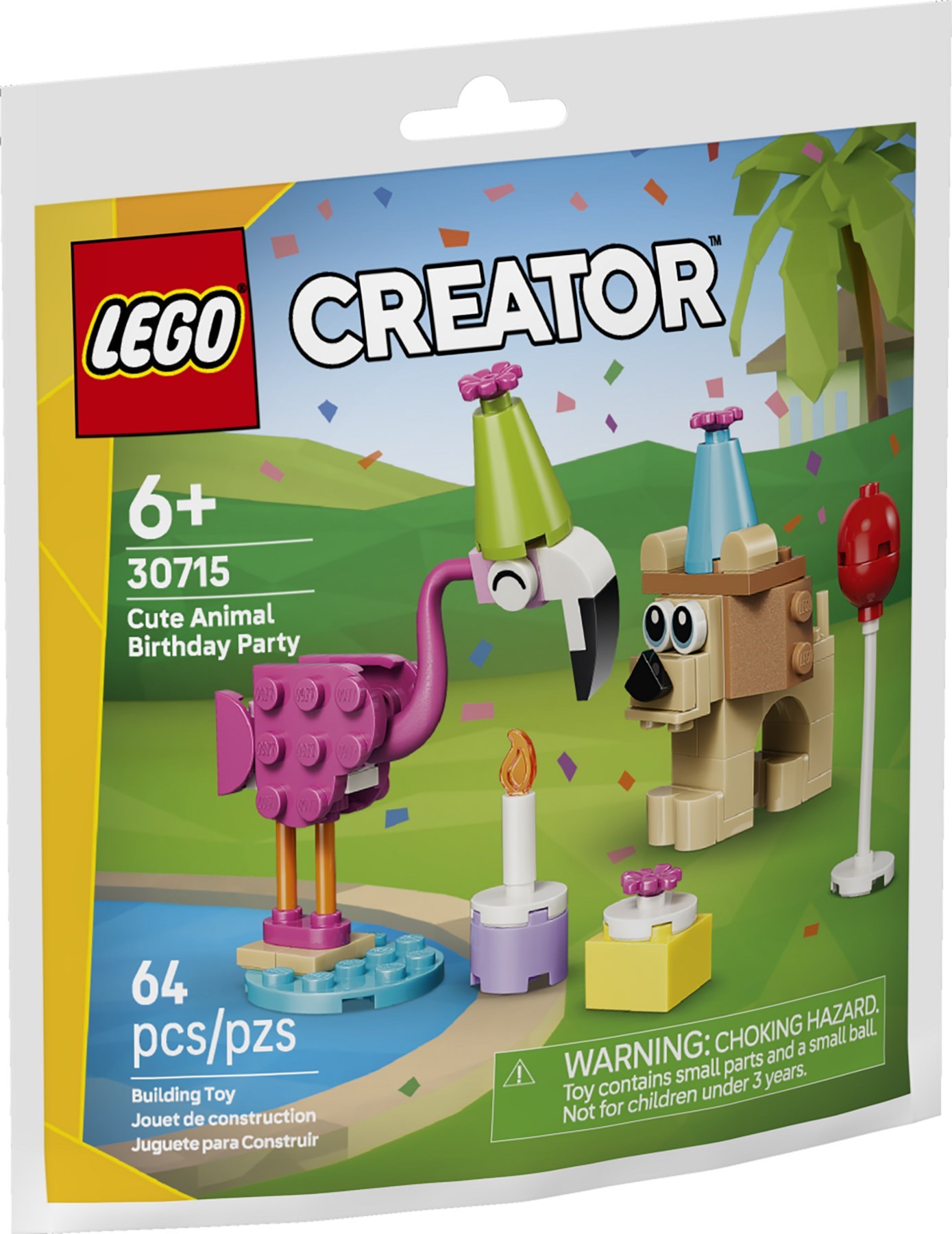 Brand New LEGO Creator 30715 Cute Animal Birthday Party Set Photo Additional photo of brand new factory sealed LEGO Creator Cute Animal Birthday Party set 30715.