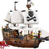 Brand new factory sealed LEGO Creator Iconic Pirate Ship set 31387 original box front view.