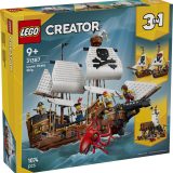 Additional photo of brand new factory sealed LEGO Creator Iconic Pirate Ship set 31387.