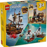 Additional photo of brand new factory sealed LEGO Creator Iconic Pirate Ship set 31387.