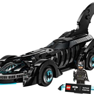 Brand new factory sealed LEGO DC Comics Super Heroes Batman Forever Batmobile set 76304 original box front view.