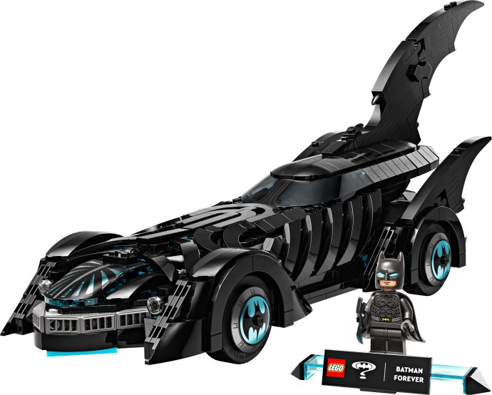 Brand new factory sealed LEGO DC Comics Super Heroes Batman Forever Batmobile set 76304 original box front view.