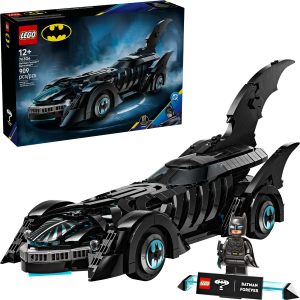 Additional photo of brand new factory sealed LEGO DC Comics Super Heroes Batman Forever Batmobile set 76304.