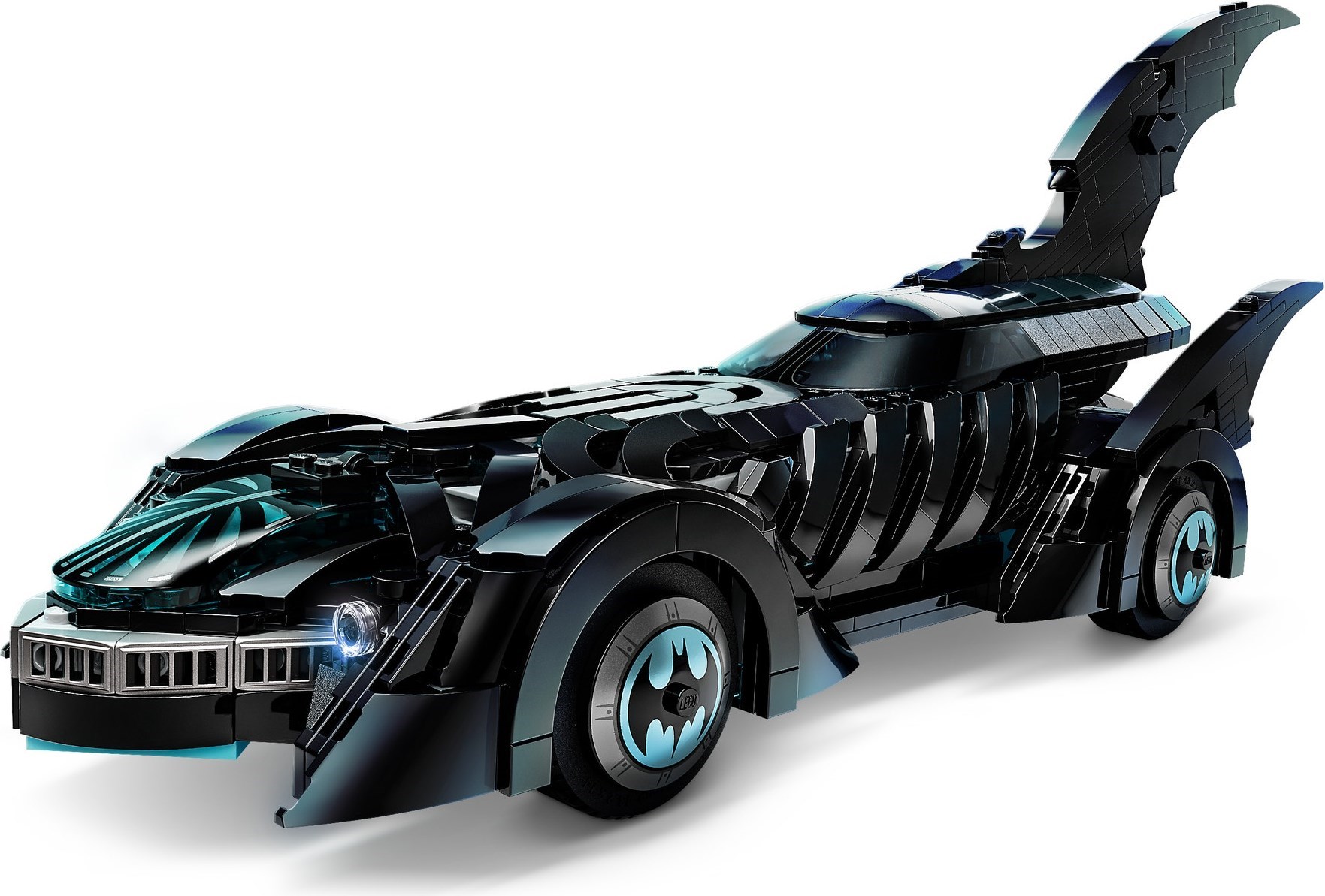 Additional photo of brand new factory sealed LEGO DC Comics Super Heroes Batman Forever Batmobile set 76304.