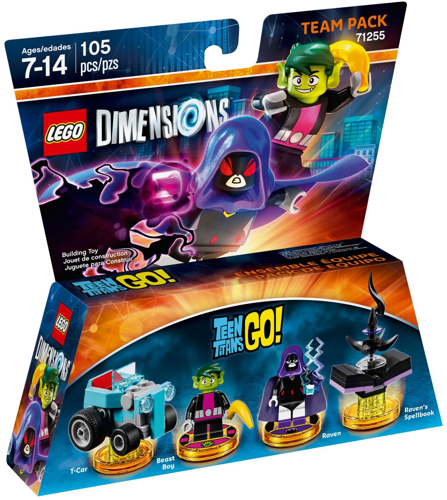 Brand New LEGO Dimensions 71255 Teen Titans Go! Team Pack Set Photo Additional photo of brand new factory sealed LEGO Dimensions Teen Titans Go! Team Pack set 71255.