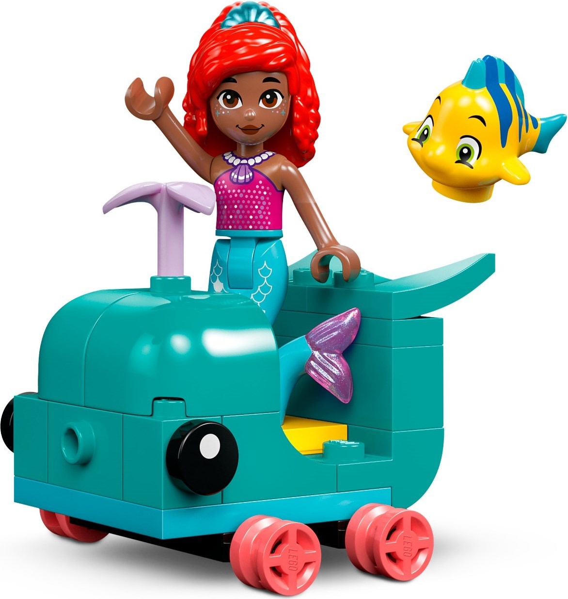 Additional photo of brand new factory sealed LEGO Disney Ariel's Crystal Cavern set 43254.