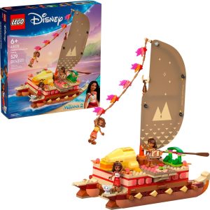 Additional photo of brand new factory sealed LEGO Disney Moana's Adventure Canoe set 43270.