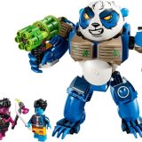 Brand new factory sealed LEGO Dreamzzz Logan the Mighty Panda set 71480 original box front view.