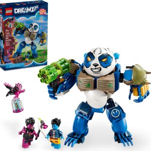 Additional photo of brand new factory sealed LEGO Dreamzzz Logan the Mighty Panda set 71480.