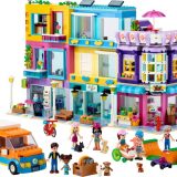 Brand new factory sealed LEGO Friends Main Street Building set 41704 original box front view.