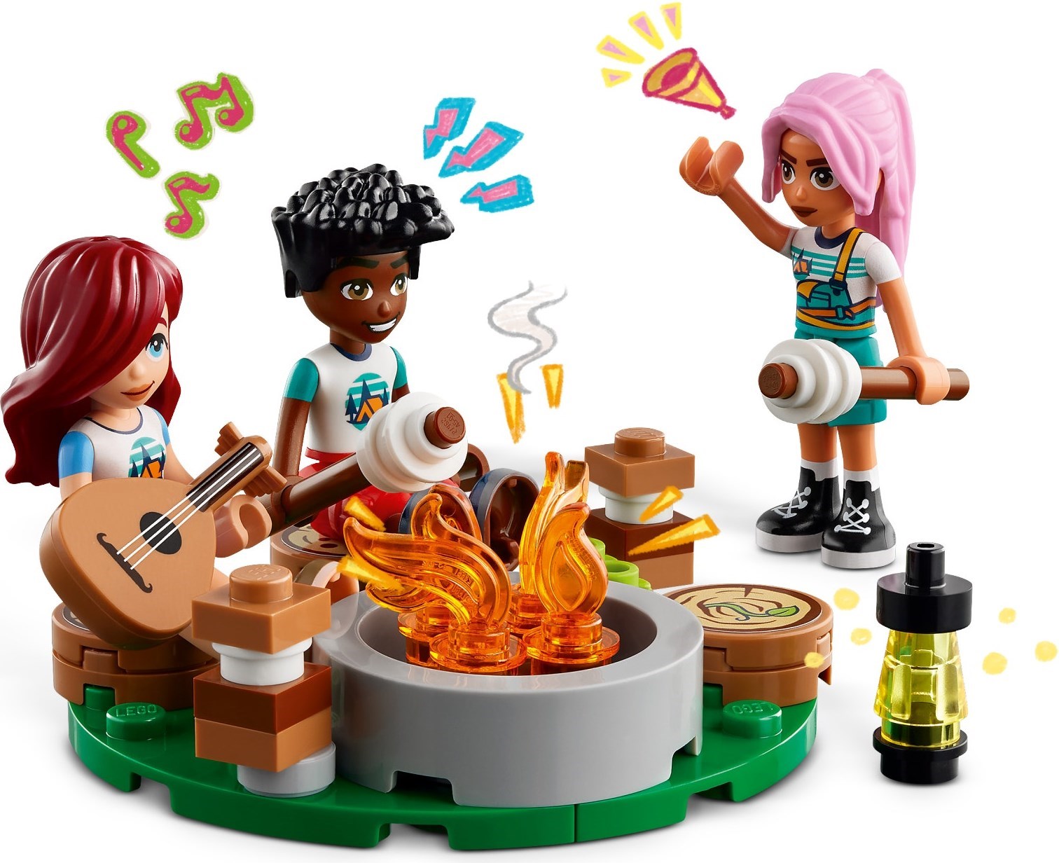 Additional photo of brand new factory sealed LEGO Friends Adventure Camp Cosy Cabins set 42624.