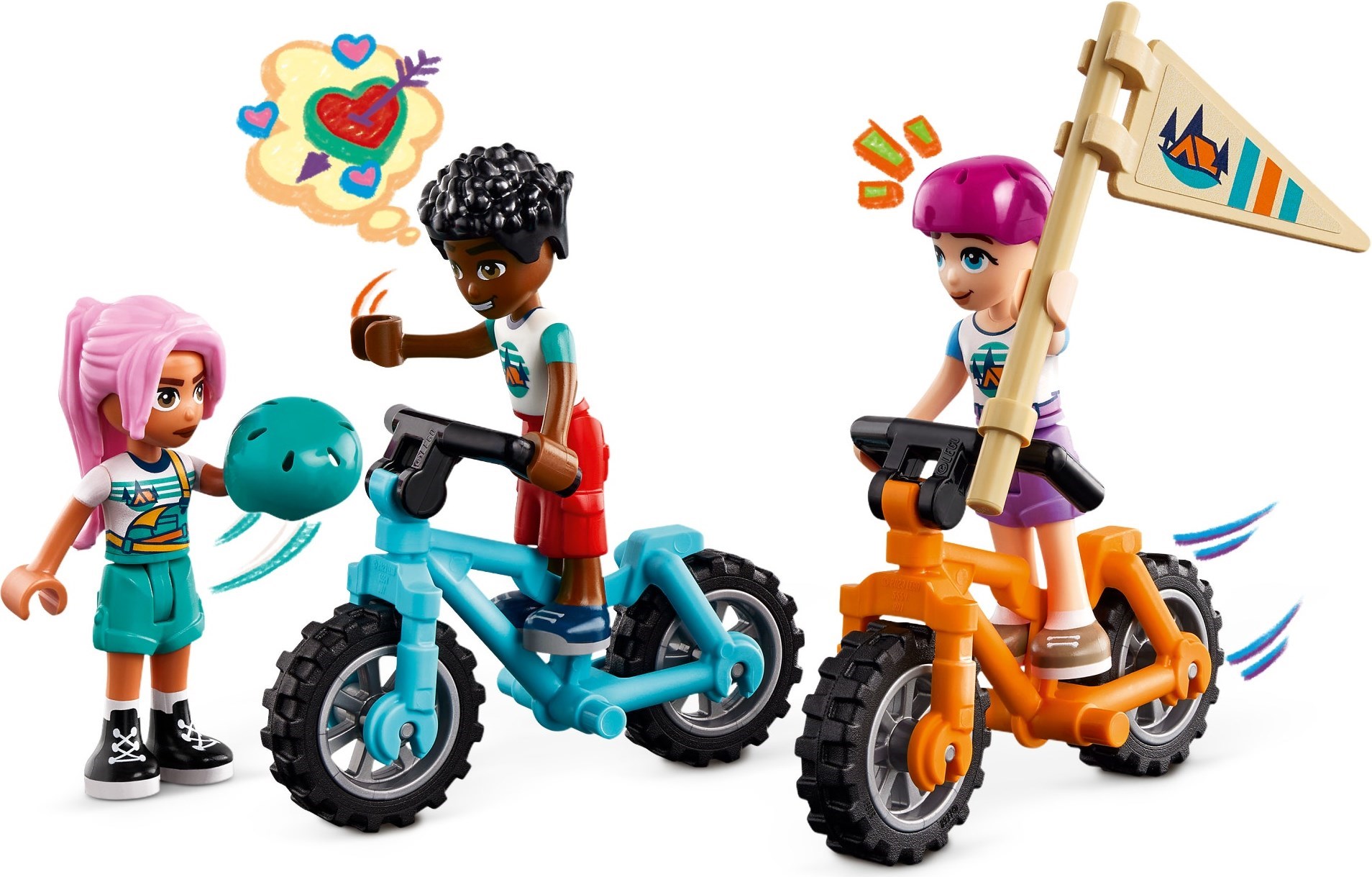 Additional photo of brand new factory sealed LEGO Friends Adventure Camp Cosy Cabins set 42624.