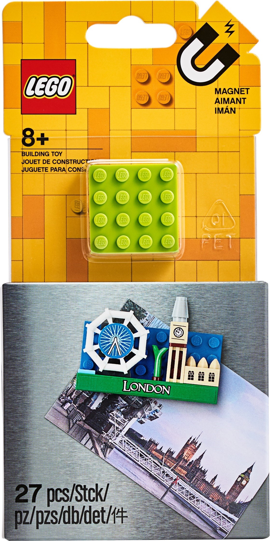 Brand New LEGO Gear 854012 London Magnet Build Set Photo Additional photo of brand new factory sealed LEGO Gear London Magnet Build set 854012.