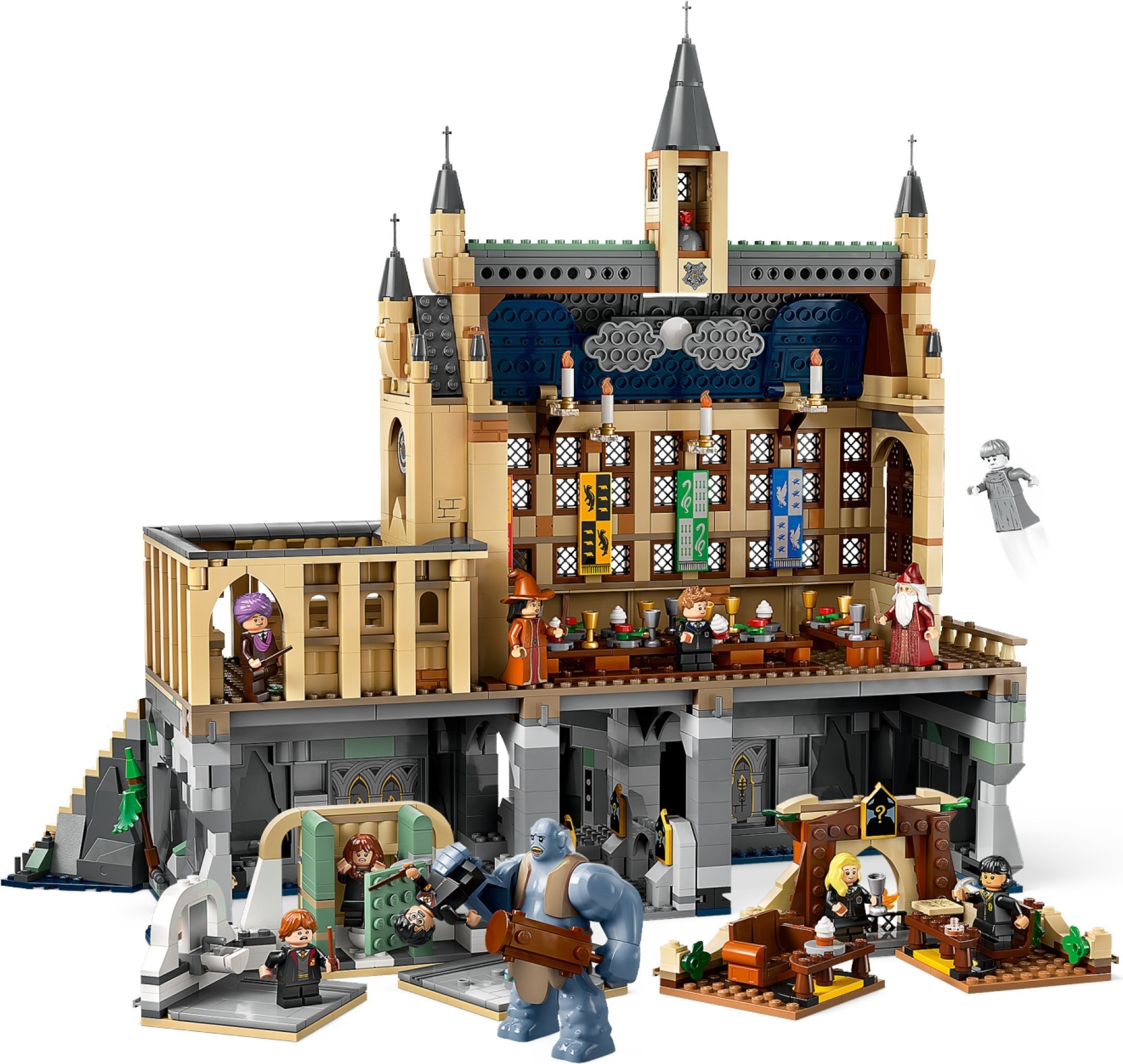 Additional photo of brand new factory sealed LEGO Harry Potter Hogwarts Castle: The Great Hall set 76435.