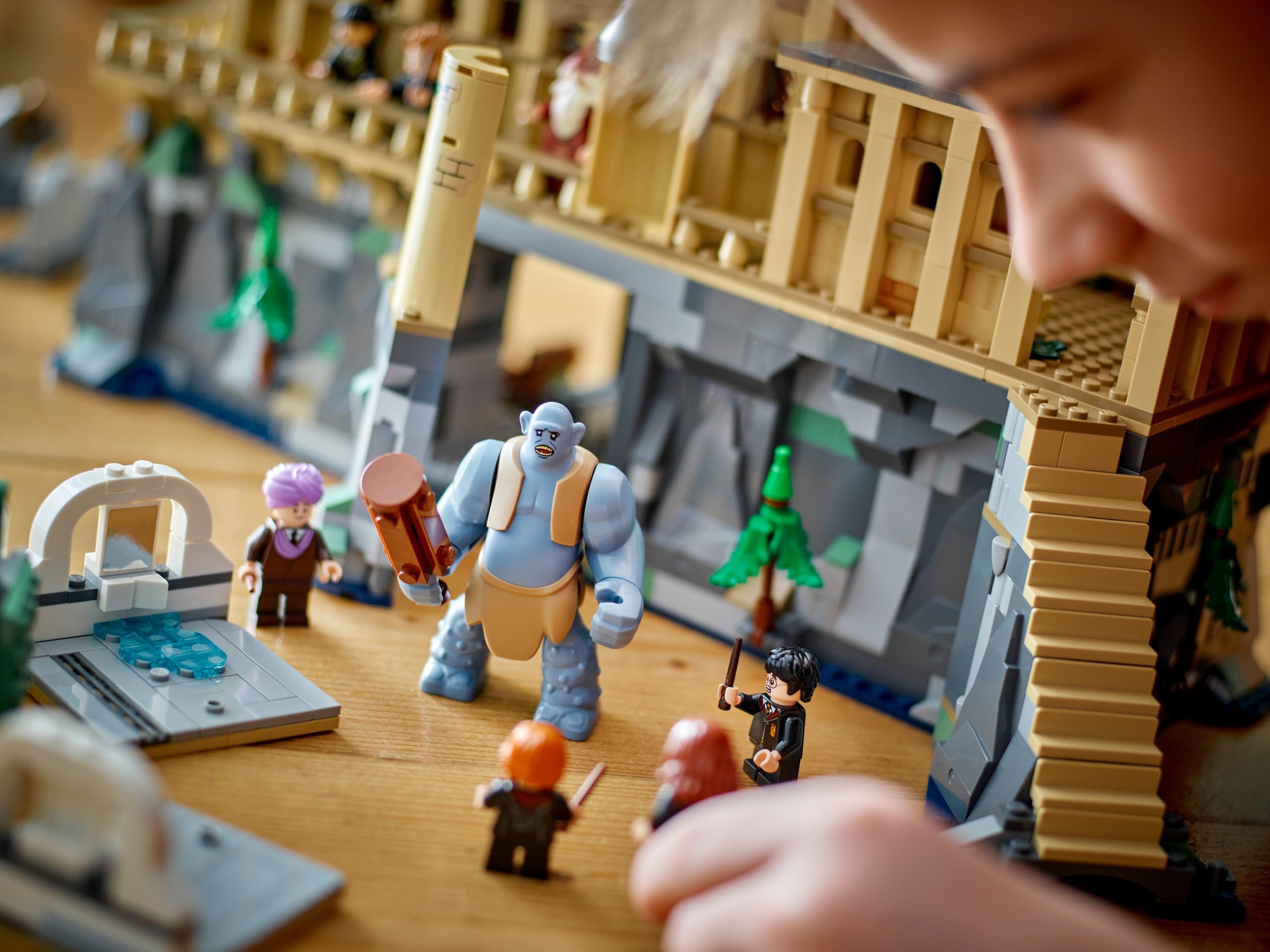Additional photo of brand new factory sealed LEGO Harry Potter Hogwarts Castle: The Great Hall set 76435.