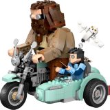 Brand new factory sealed LEGO Harry Potter Hagrid & Harry's Motorcycle Ride set 76443 original box front view.