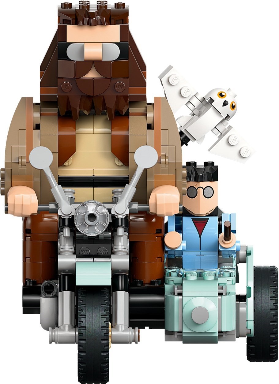 Additional photo of brand new factory sealed LEGO Harry Potter Hagrid & Harry's Motorcycle Ride set 76443.