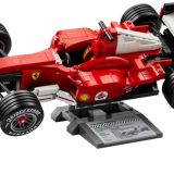 Brand new factory sealed LEGO Icons Ferrari F2004 & Michael Schumacher set 11375 original box front view.