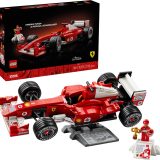 Additional photo of brand new factory sealed LEGO Icons Ferrari F2004 & Michael Schumacher set 11375.