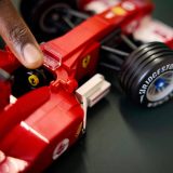 Additional photo of brand new factory sealed LEGO Icons Ferrari F2004 & Michael Schumacher set 11375.
