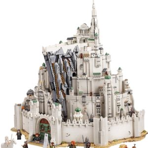Brand new factory sealed LEGO Icons The Lord of the Rings: Minas Tirith set 11377 original box front view.