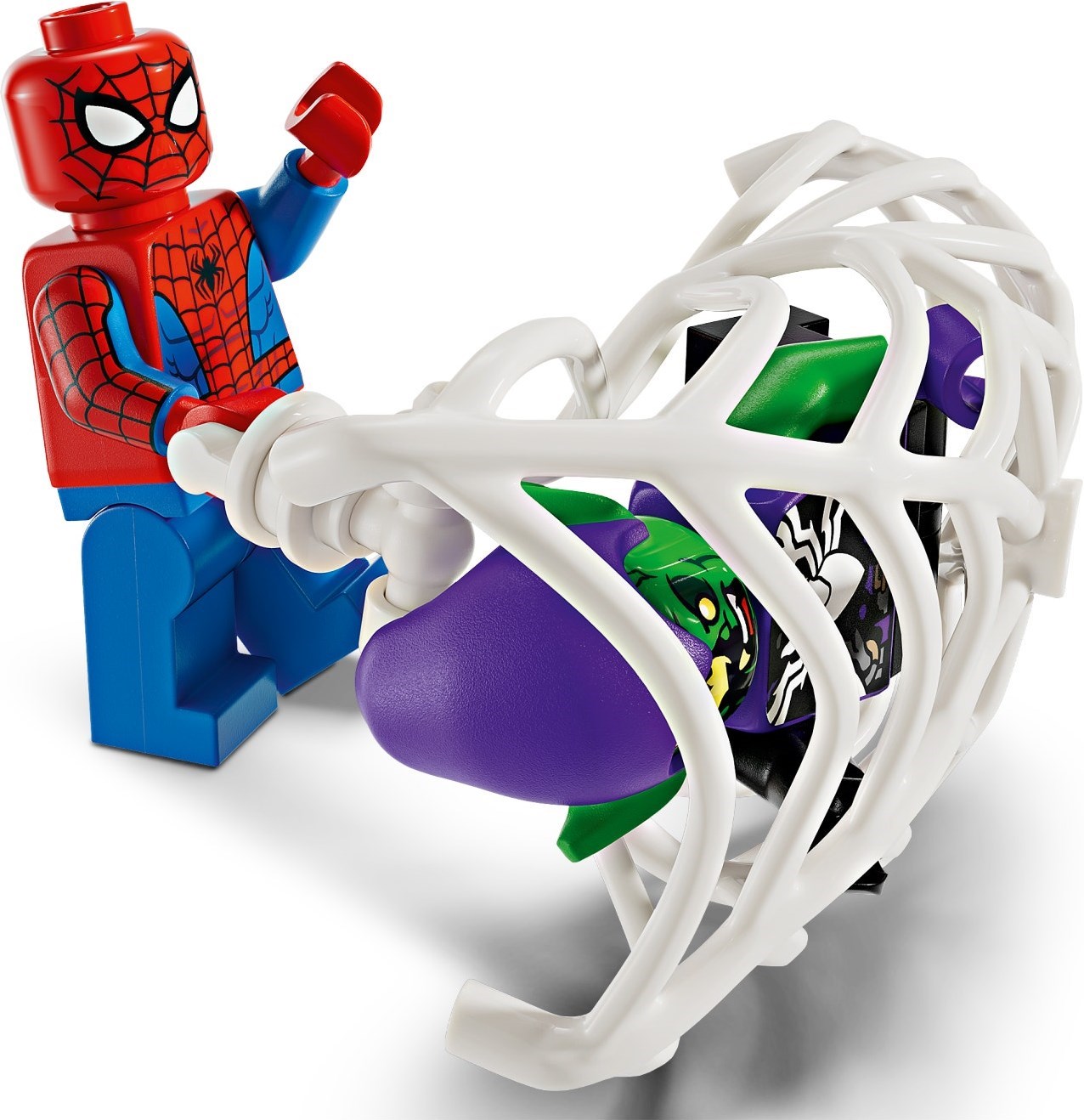 Additional photo of brand new factory sealed LEGO Marvel Super Heroes Spider-Man Race Car & Venom Green Goblin set 76279.