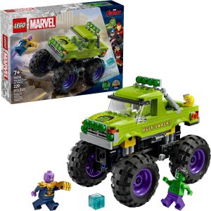 Additional photo of brand new factory sealed LEGO Marvel Super Heroes The Hulk Truck vs. Thanos set 76312.