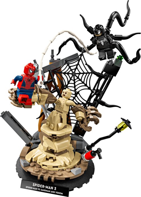 Brand new factory sealed LEGO Marvel Super Heroes Epic Battle: Spider-Man vs. Sandman set 76334 original box front view.