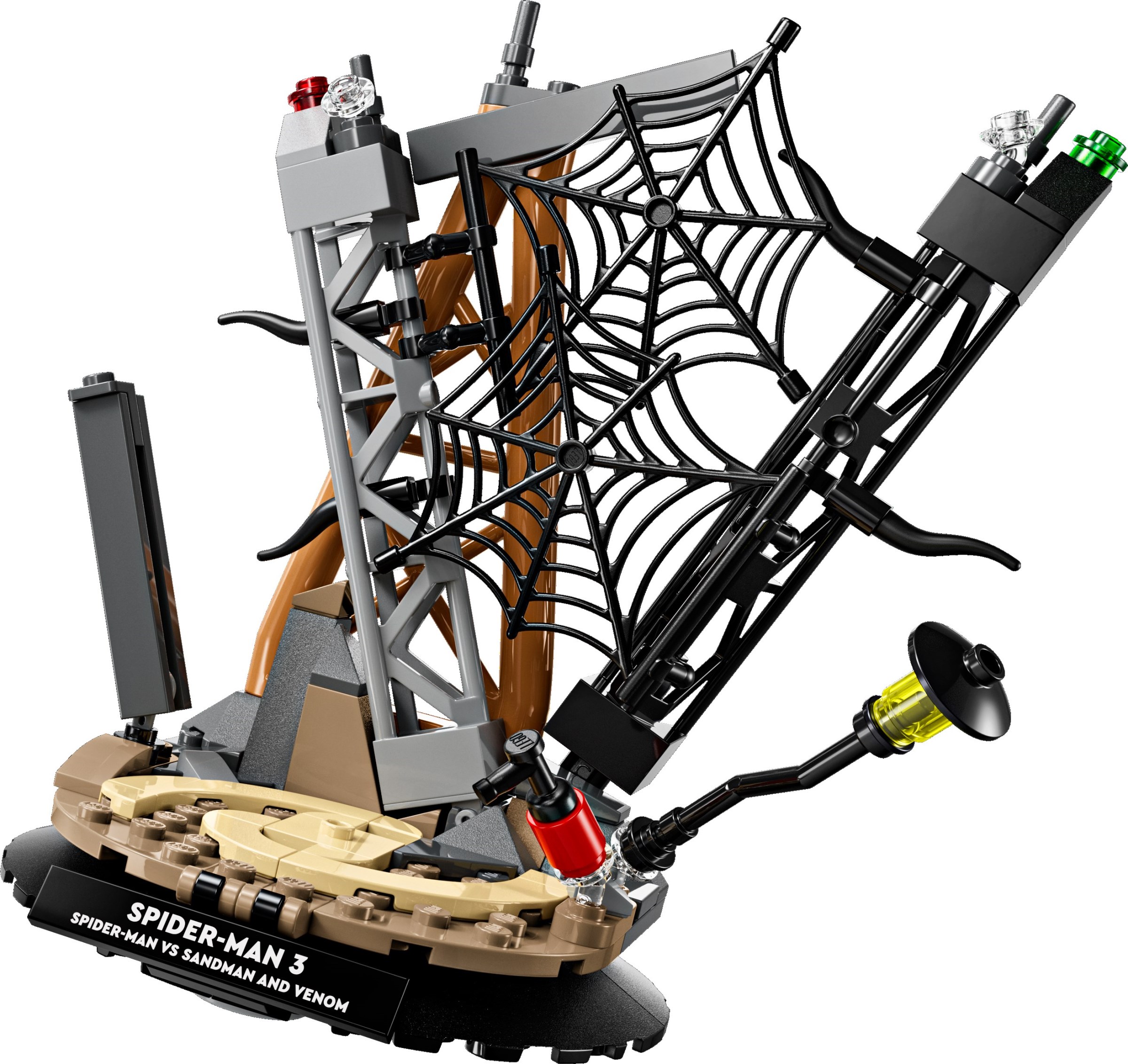 Additional photo of brand new factory sealed LEGO Marvel Super Heroes Epic Battle: Spider-Man vs. Sandman set 76334.