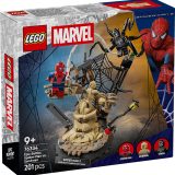 Additional photo of brand new factory sealed LEGO Marvel Super Heroes Epic Battle: Spider-Man vs. Sandman set 76334.