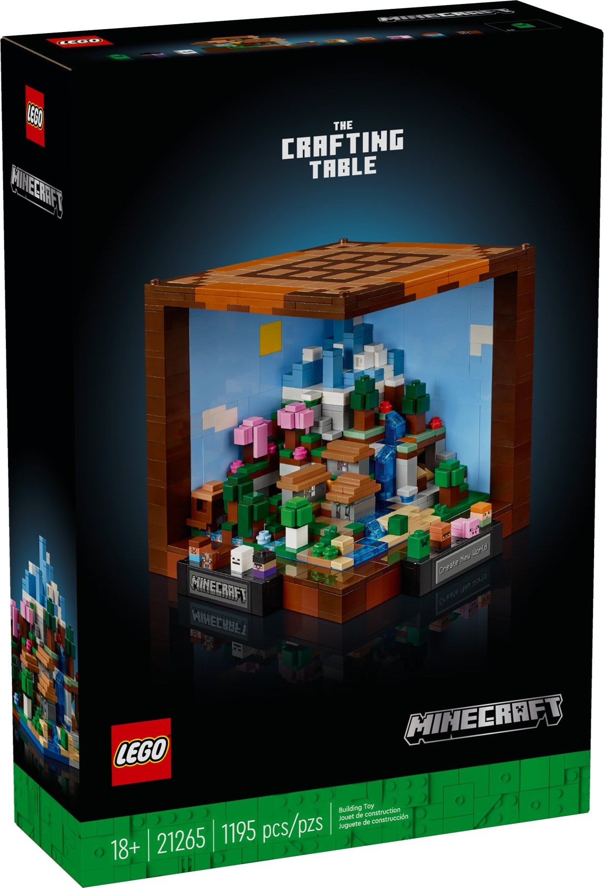 Brand New LEGO Minecraft 21265 The Crafting Table Set Photo Additional photo of brand new factory sealed LEGO Minecraft The Crafting Table set 21265.