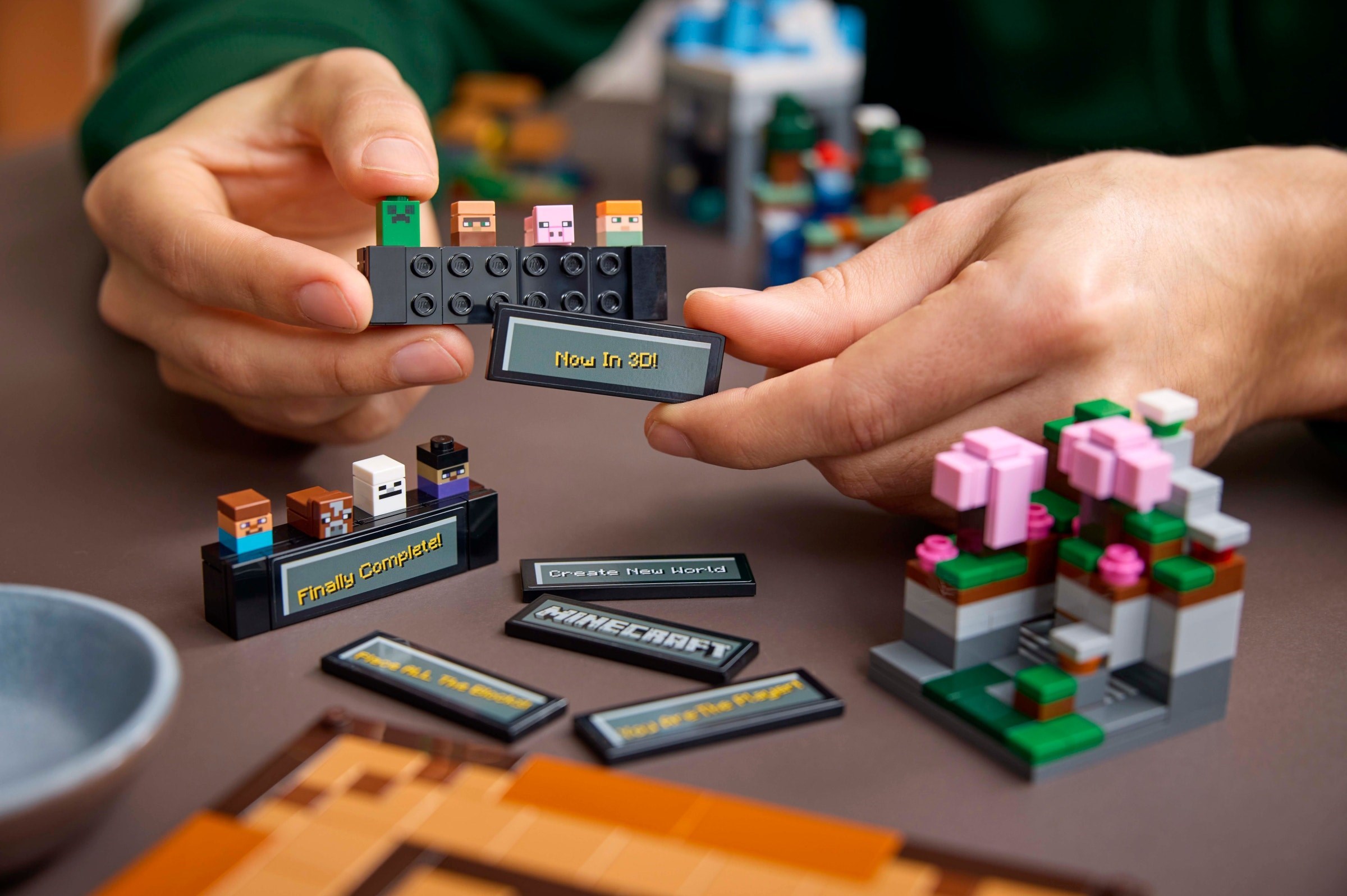 Additional photo of brand new factory sealed LEGO Minecraft The Crafting Table set 21265.