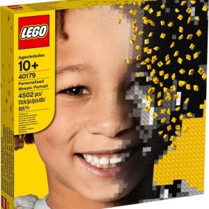 Brand new factory sealed LEGO Miscellaneous Personalised Mosaic Portrait set 40179 original box front view.