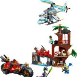 Brand new factory sealed LEGO Ninjago Ninja Vehicle Tree House Battle set 71857 original box front view.