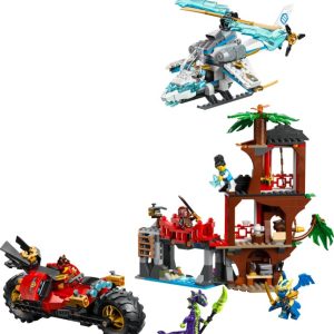 Brand new factory sealed LEGO Ninjago Ninja Vehicle Tree House Battle set 71857 original box front view.