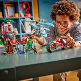 Additional photo of brand new factory sealed LEGO Ninjago Ninja Vehicle Tree House Battle set 71857.