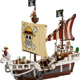 Brand new factory sealed LEGO One Piece The Going Merry Pirate Ship set 75639 original box front view.