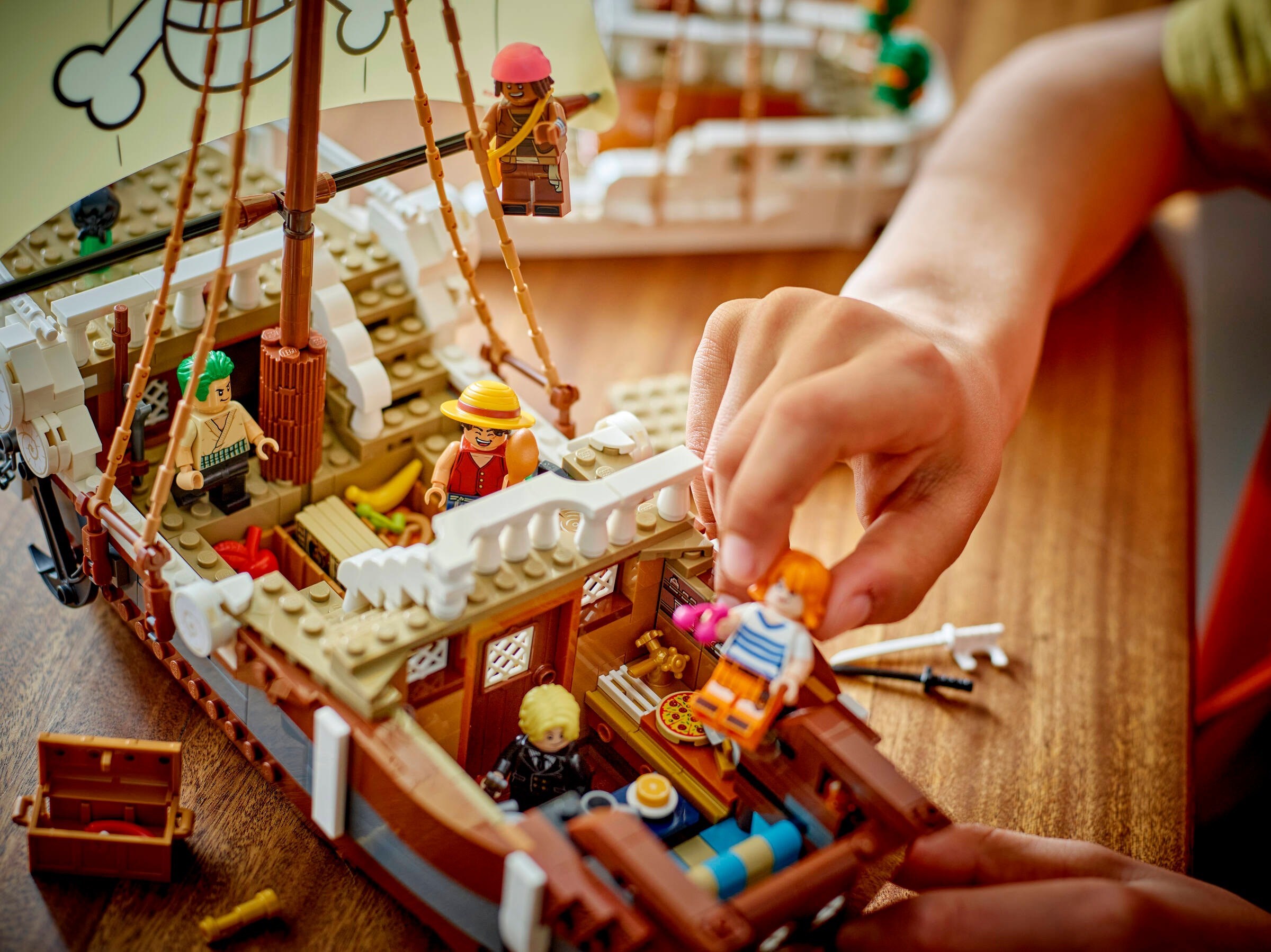 Additional photo of brand new factory sealed LEGO One Piece The Going Merry Pirate Ship set 75639.