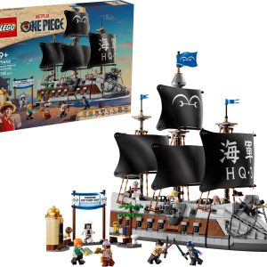 Additional photo of brand new factory sealed LEGO One Piece Garp's Marine Battleship set 75646.