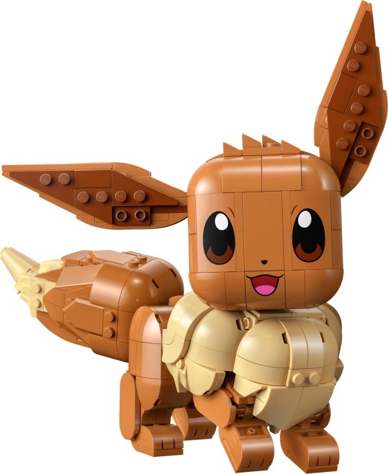 Brand new factory sealed LEGO Pokémon Eevee set 72151 original box front view.
