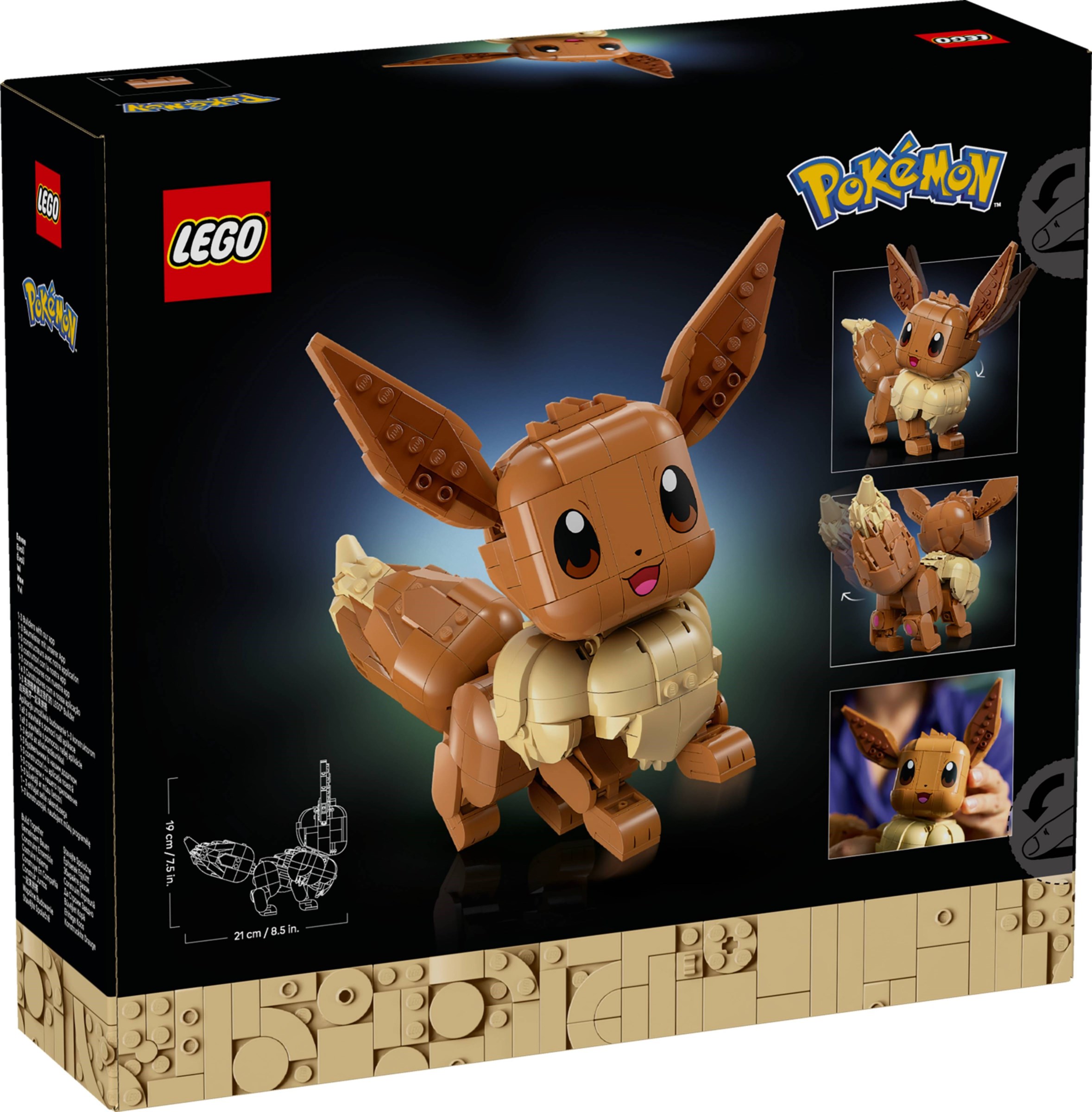 Additional photo of brand new factory sealed LEGO Pokémon Eevee set 72151.